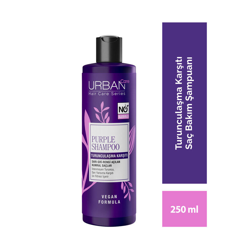 Urban Care Lila Shampoo für blonde und silberne Haare, 250ml