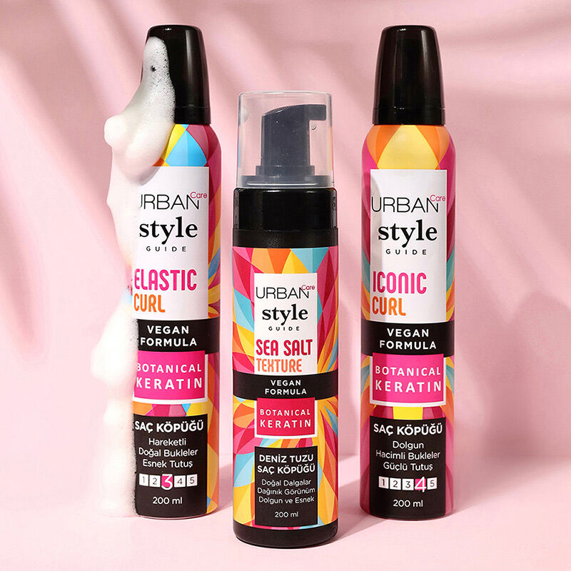 Urban Care Style Guide Elastic Curl Hair Mousse 200 ml
