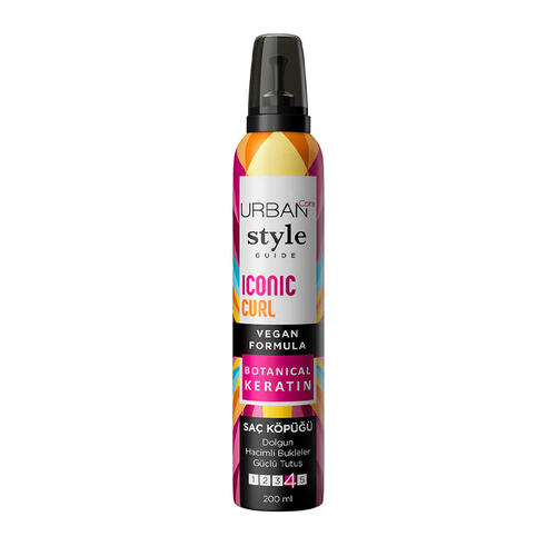 Urban Care Style Guide Iconic Curl Strong Hold 4 hair Mousse 200 ml