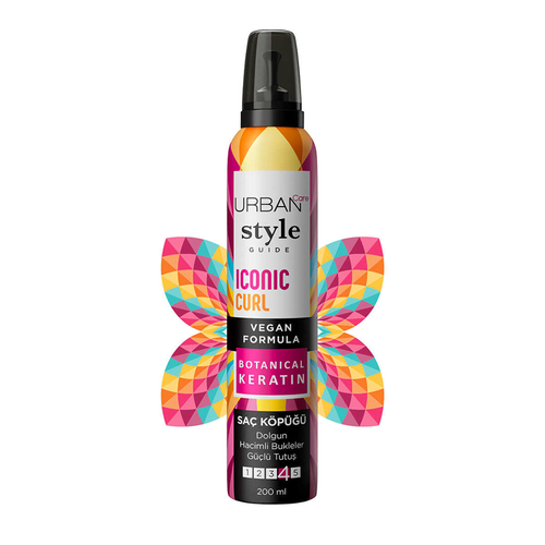Urban Care Style Guide Iconic Curl Strong Hold 4 hair Mousse 200 ml