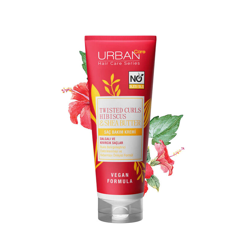 Urban Care Twisted Curls Hibiscus And Shea Butter Hair Care Cream 250 ml