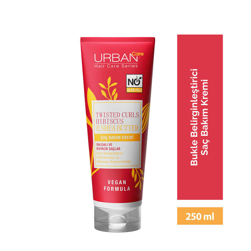 Urban Care Twisted Curls Hibiscus And Shea Butter Hair Care Cream 250 ml