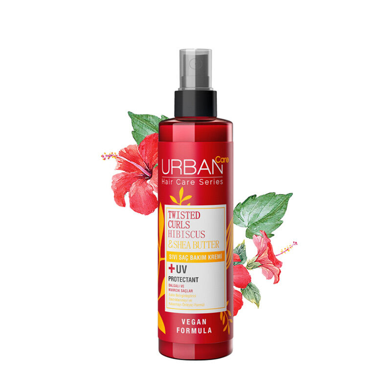 Urban Care Twisted Curls Hibiscus And Shea Butter Liquid Hair Care Cream 200 ml