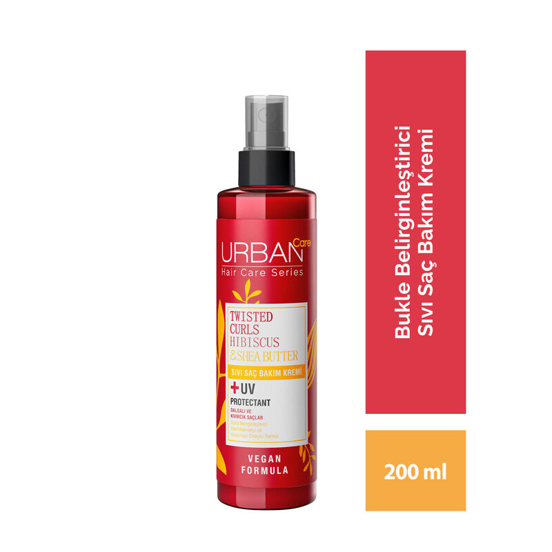 Urban Care Twisted Curls Hibiscus And Shea Butter Liquid Hair Care Cream 200 ml