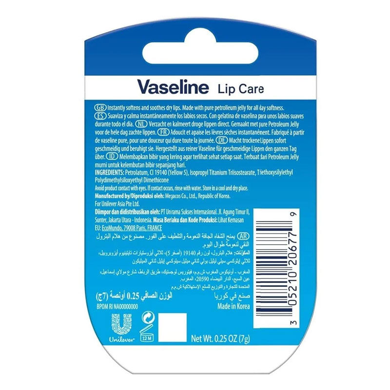 Vaseline Lippenbalsam Original 7g