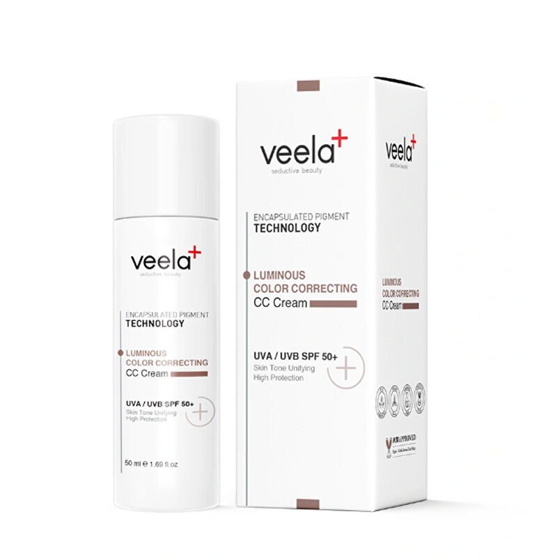 Veela Concealer Skin Tone Equalizer And Anti-blemish Luminous Color Corrector cc Cream Spf50+ 50 ml