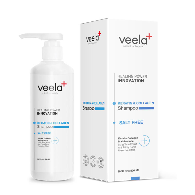 Veela Collagen And Keratin Care Shampoo For Damaged Hair 500 ml
