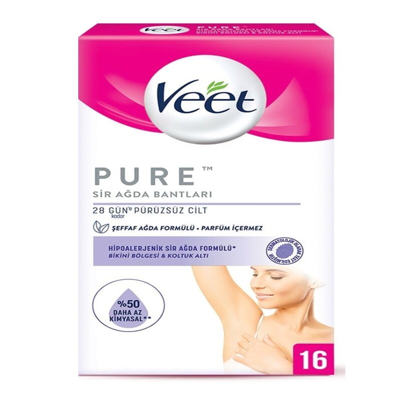 Veet Bikini Area And Underarm 16 pcs Wax Strips