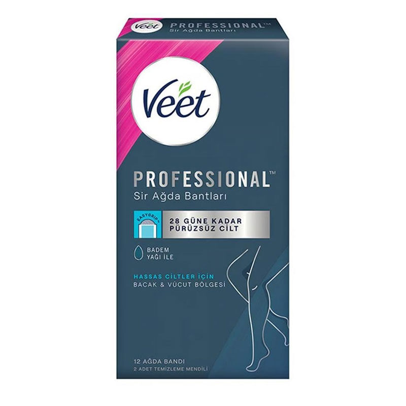 Veet Easystrip Ready To Use Wax Strips 12 pcs