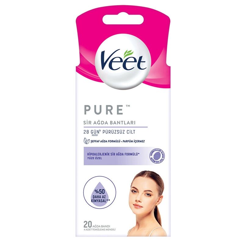 Veet Pure Wax Strips 20 pcs