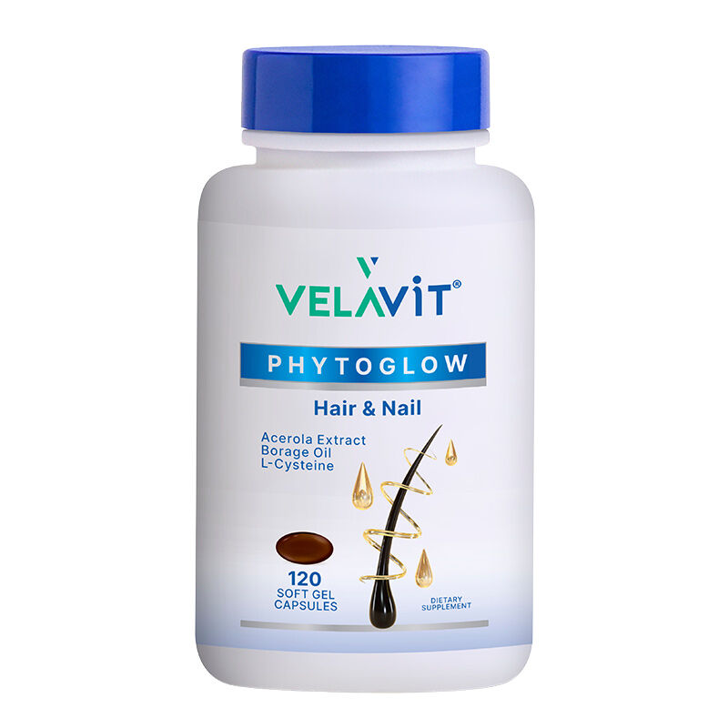 Velavit Phytoglow Hair Nail 120 soft Capsules
