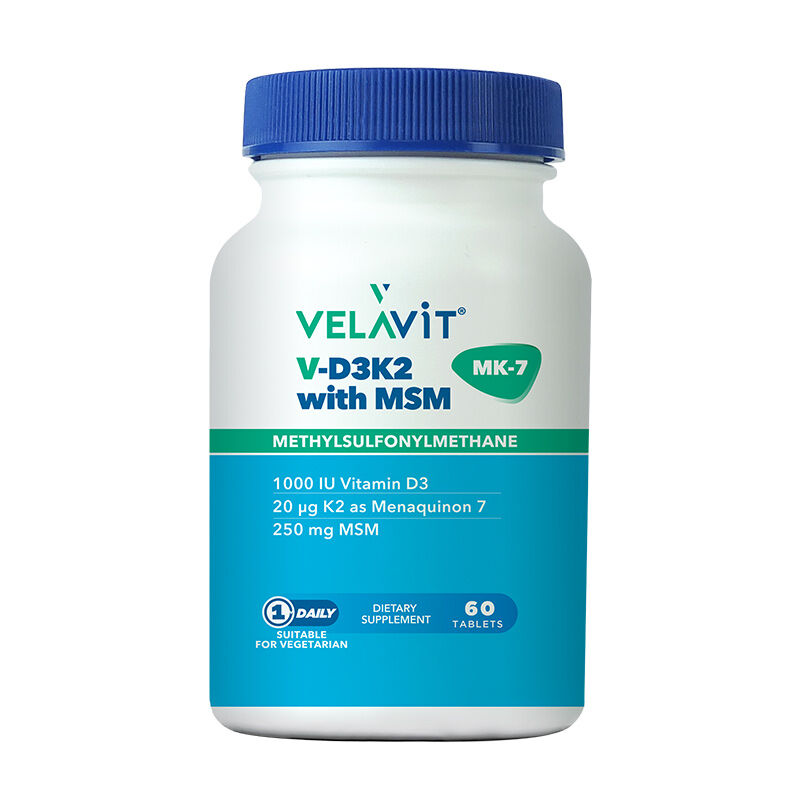 Velavit V-d3 k2 with Msm 60 tablet