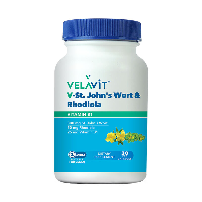 Velavit V-st.johns Wort Rhodiola Food Supplement 30 capsules