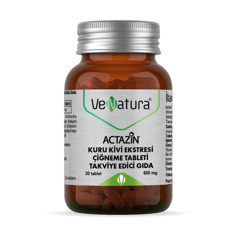 Venatura Actazin Dry Kiwi Extract Chewable Tablet Food Supplement 30 tablets