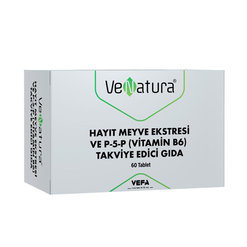 Venatura Hayıt Fruit Extract And P-5-p (vitamin B6) 60 tablets