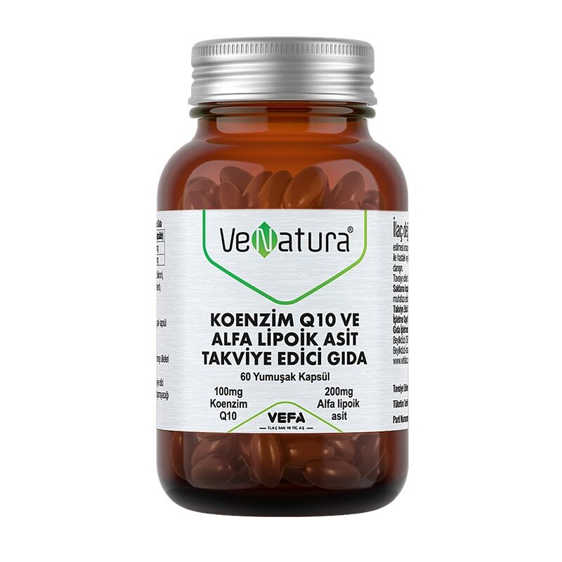 Venatura Coenzyme Q10 and Alpha Lipoic Acid 60 soft Capsules