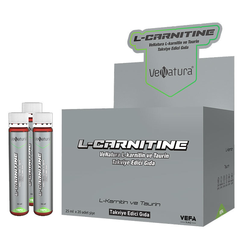 Venatura l-carnitine And Taurine Food Supplement 25 ml X 20 bottles