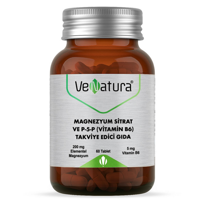 Venatura Magnesium Citrate - Vitamin B6 - Food Supplement 60 tablets
