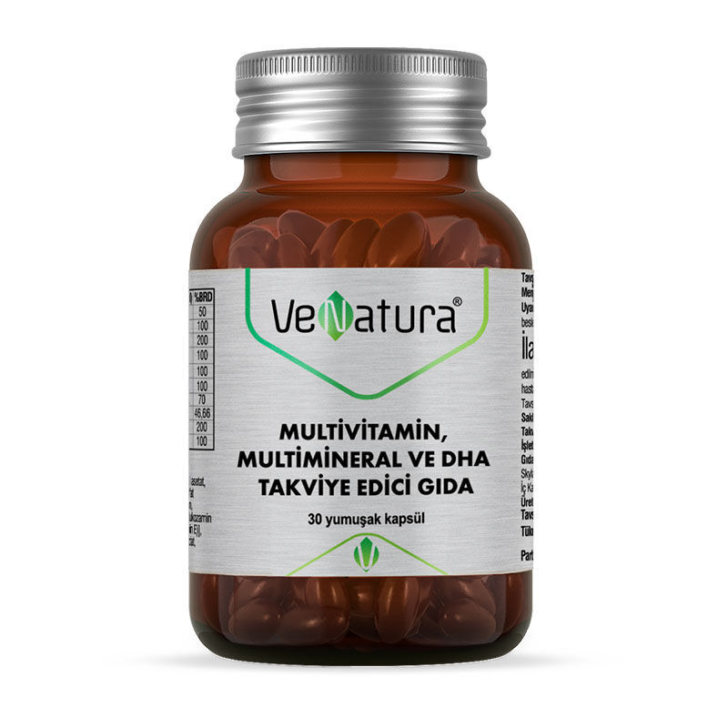 Venatura Multivitamin, Multimineral And Dha Food Supplement 30 softgels