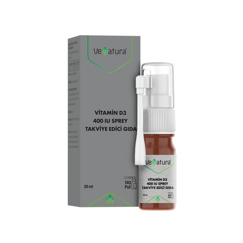 Venatura Vitamin D3 400 iu Food Supplement Spray 20 ml