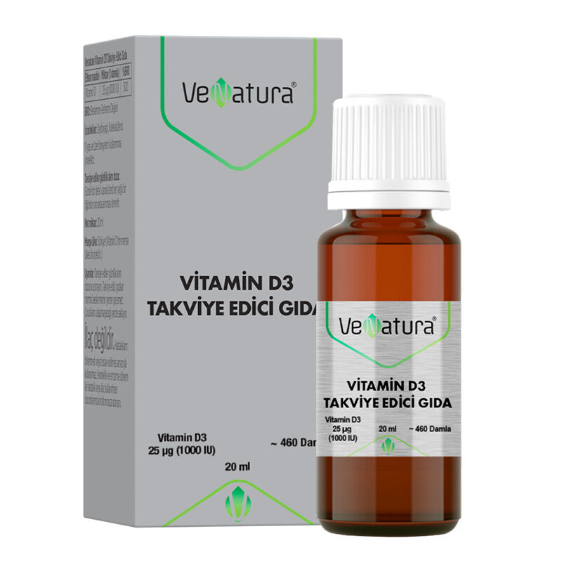 Venatura Vitamin D3 food Supplement 1000 iu 20 drops