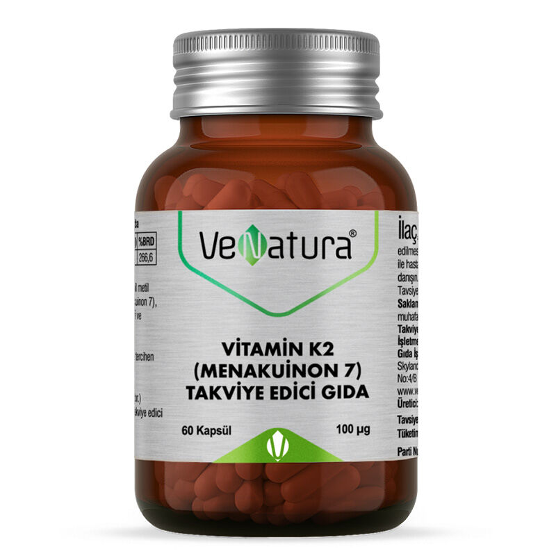 Venatura Vitamin K2 (menaquinone 7) Food Supplement 60 capsules