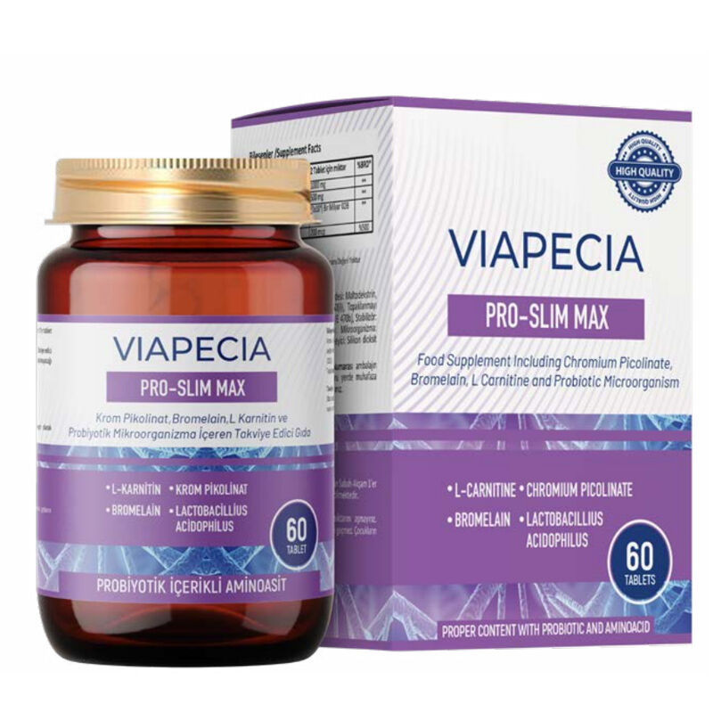 Viapecia Pro-slim Max Food Supplement 60 tablets