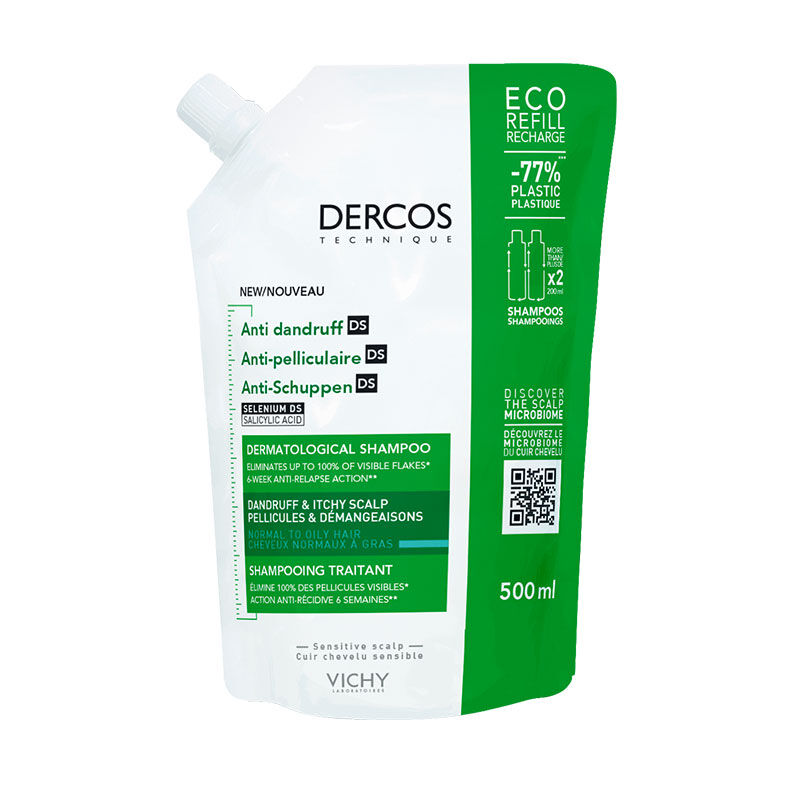 Vichy Dercos Anti Dandruff Anti Dandruff Shampoo 500 ml - Normal And Oily Hair