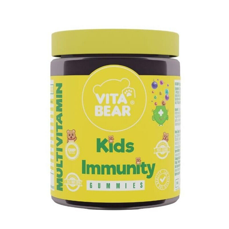Vita Bear Multivitamin Immunity Vitamin Complex Containing Supplementary Food 60 chewable Gel Form