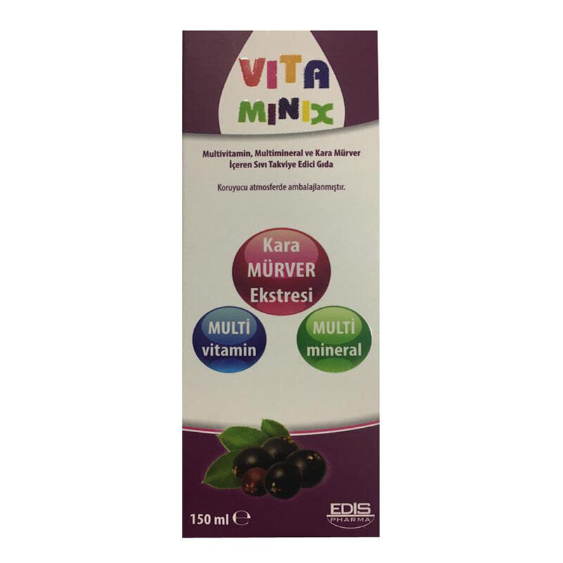 Edis Pharma Vita Minix Multivitamin Liquid Food Supplement 150 ml