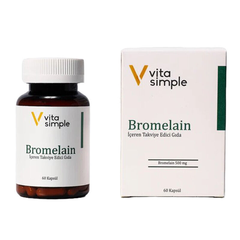Vita Simple Bromelain Containing Supplementary Food 60 capsules