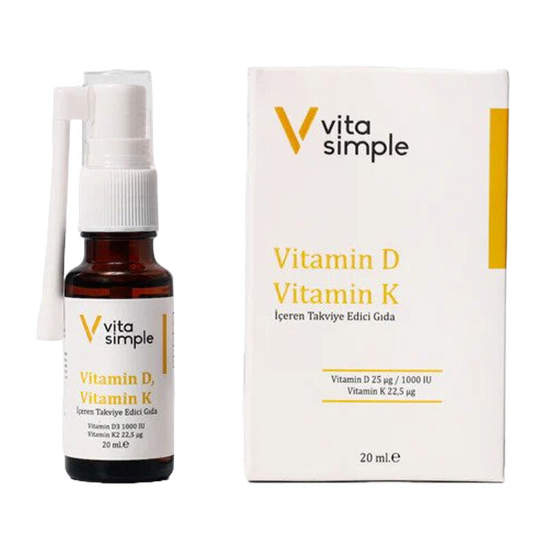 Vita Simple D3 k2 - Food Supplement Containing Vitamin D And K 20 ml