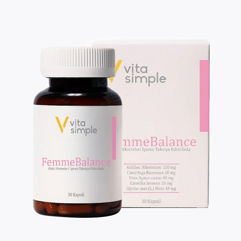 Vita Simple Femme Balance Kräuterergänzung - 30 Kapseln