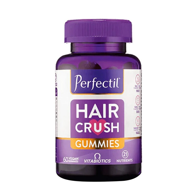 Vitabiotics Perfectil Hair Crush Gummies Food Supplement 60 chewable Form