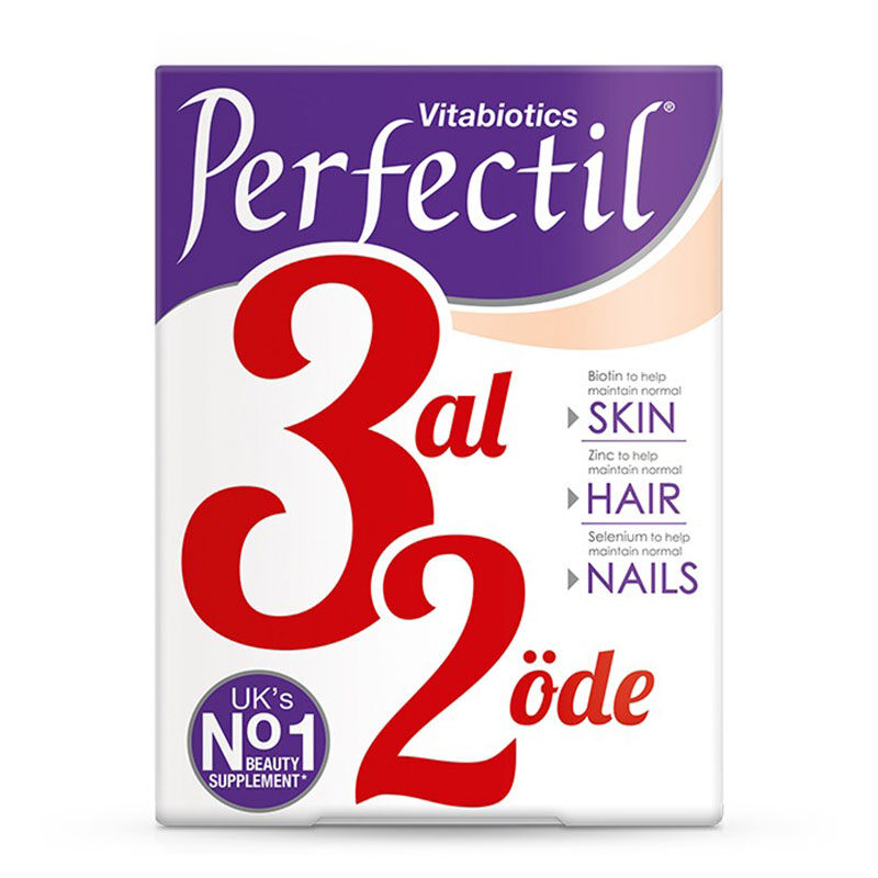 Vitabiotics Perfectil Skin Hair Nails 90 tablets - Buy 3 pay For 2