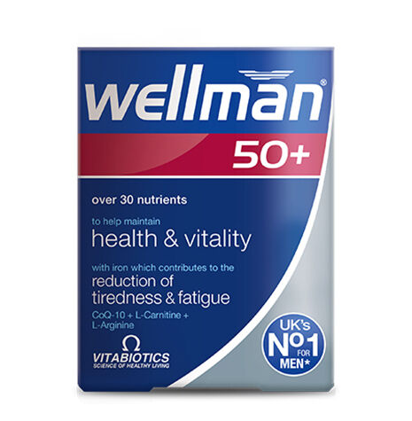 Vitabiotics Wellman 50+ Food Supplement 30 tablets