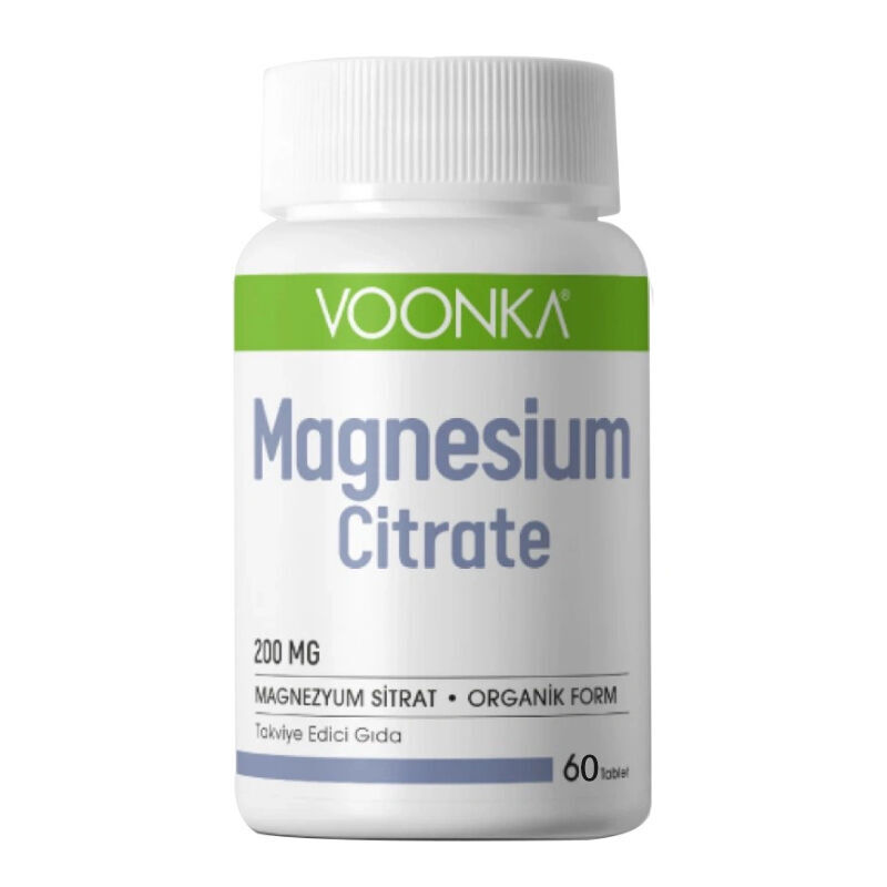 Voonka Magnesiumcitrat 200 mg - 62 Kapseln für die Muskelgesundheit