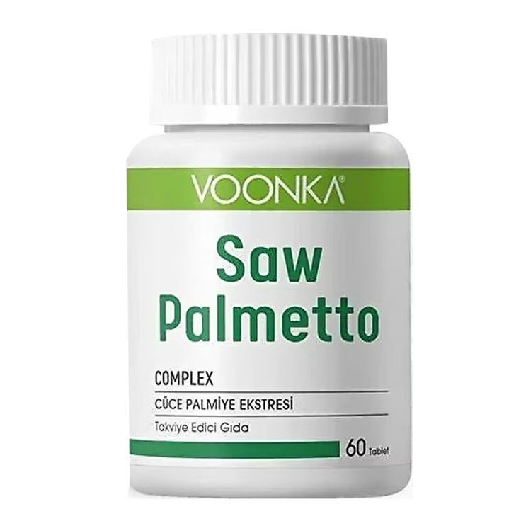 Voonka Sägepalme 60 Tabletten - Natürliches Haarunterstützungsergänzungsmittel