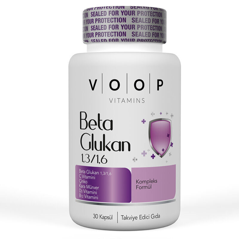 Voop Beta Glucan Supplement Food 30 capsules