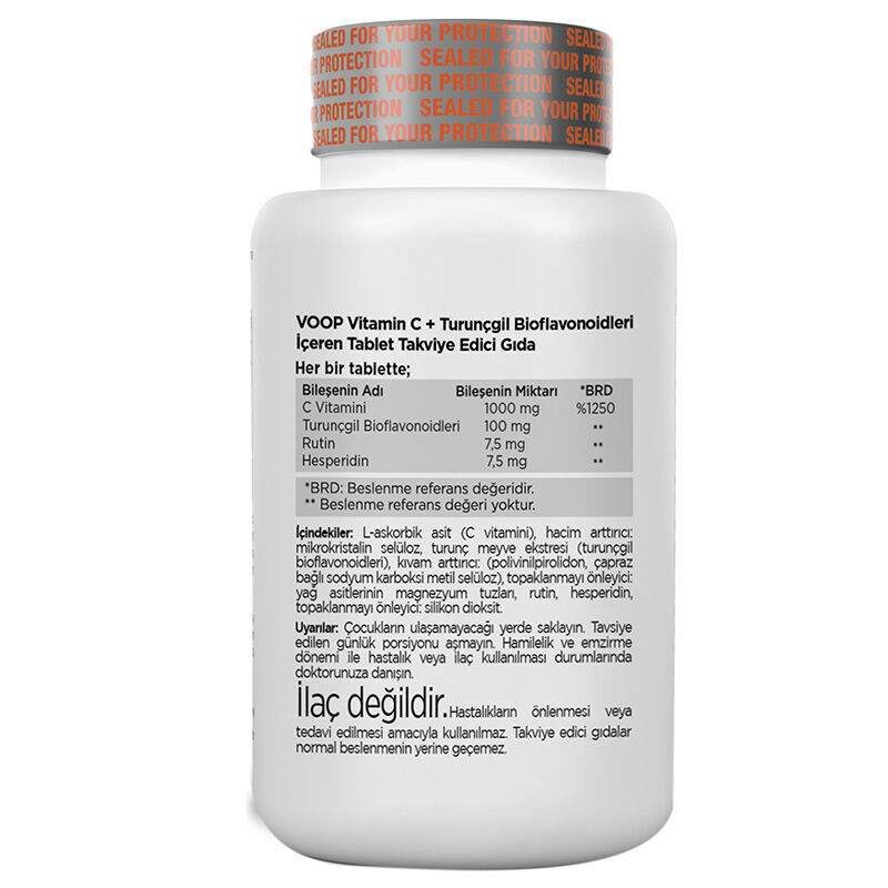 Voop Food Supplement Containing Vitamin C 30 tablets