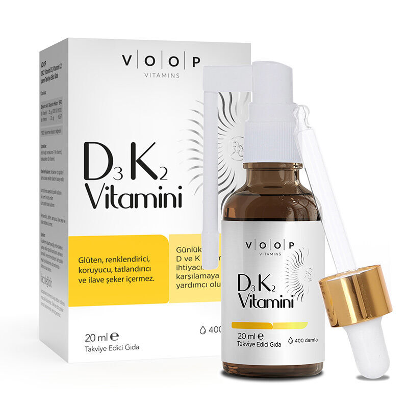 Voop D3K2 Vitamin Supplement 20ml