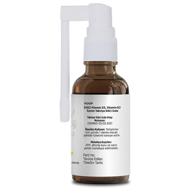 Voop D3K2 Vitamin Supplement 20ml