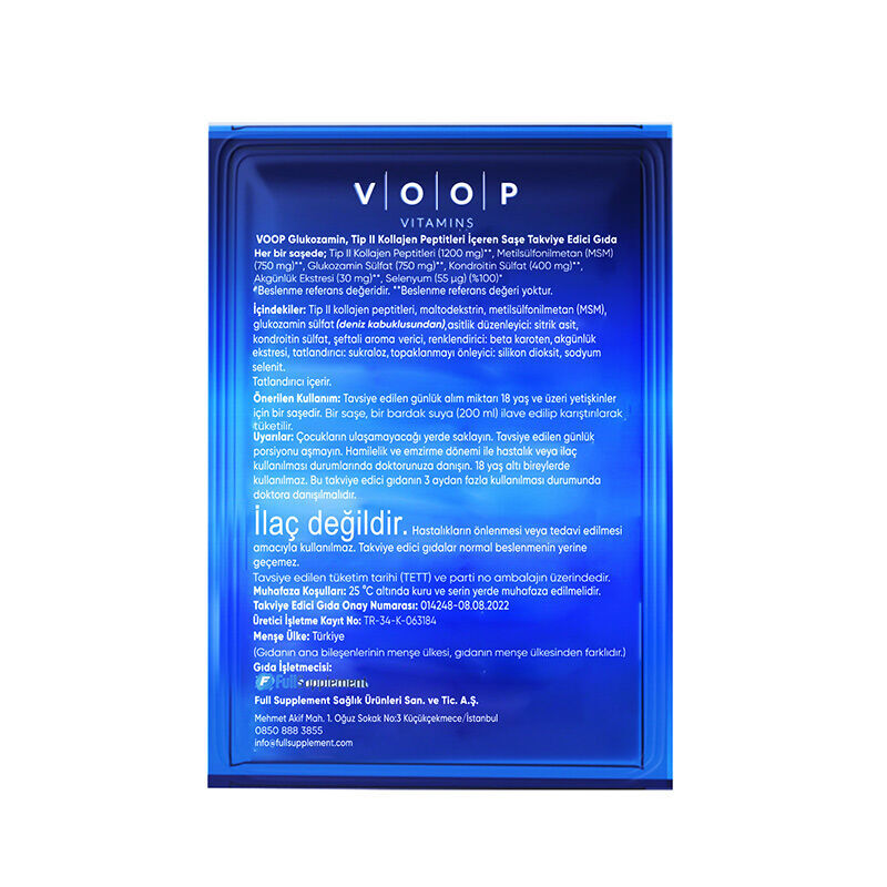 Voop Glucosamin Typ 2 Kollagen - 7 Beutel