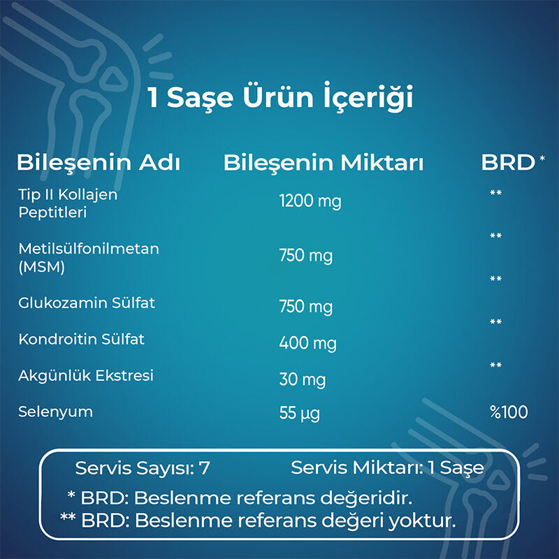 Voop Glucosamin Typ 2 Kollagen - 7 Beutel
