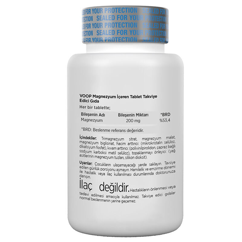 Voop Tablets Containing Magnesium Food Supplement 30 tablets