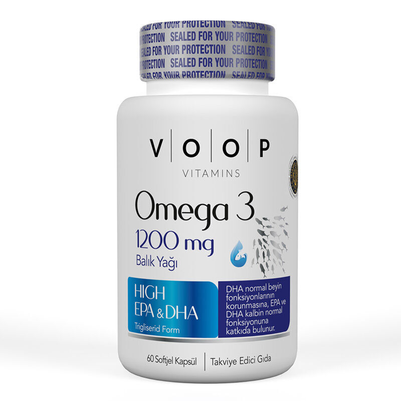 Food Supplement Containing Voop Omega 3 60 capsules