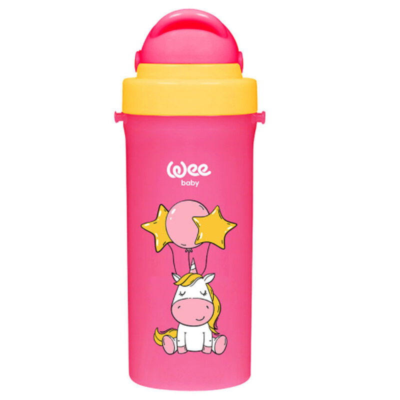 Wee Baby Trinkbecher 300ml für 6+ Monate - Auslaufsicheres Design