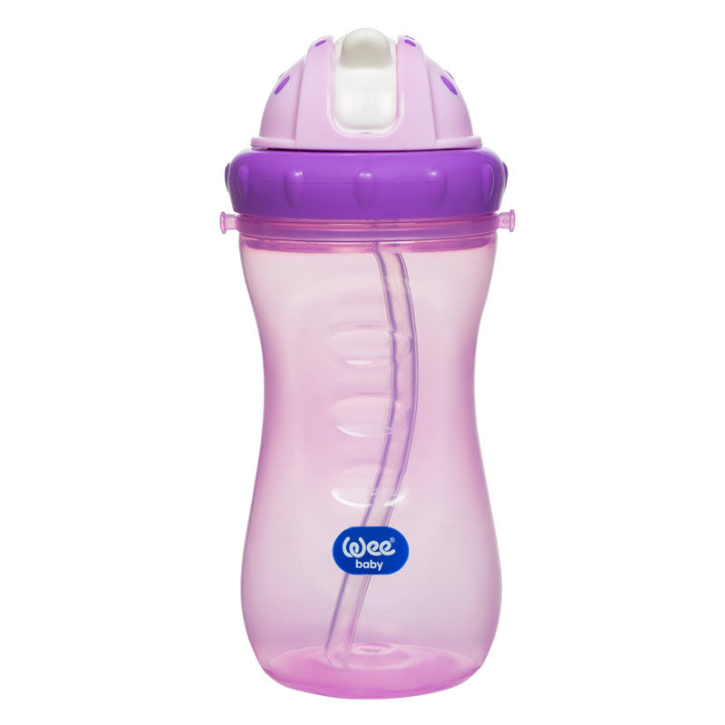 Wee Baby Colorful Glass With Straw