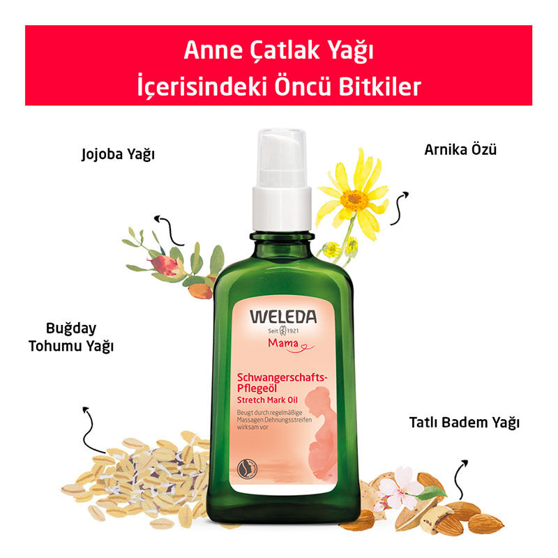 Weleda Mother's Anti-Stretch Mark Care Oil 100 ml