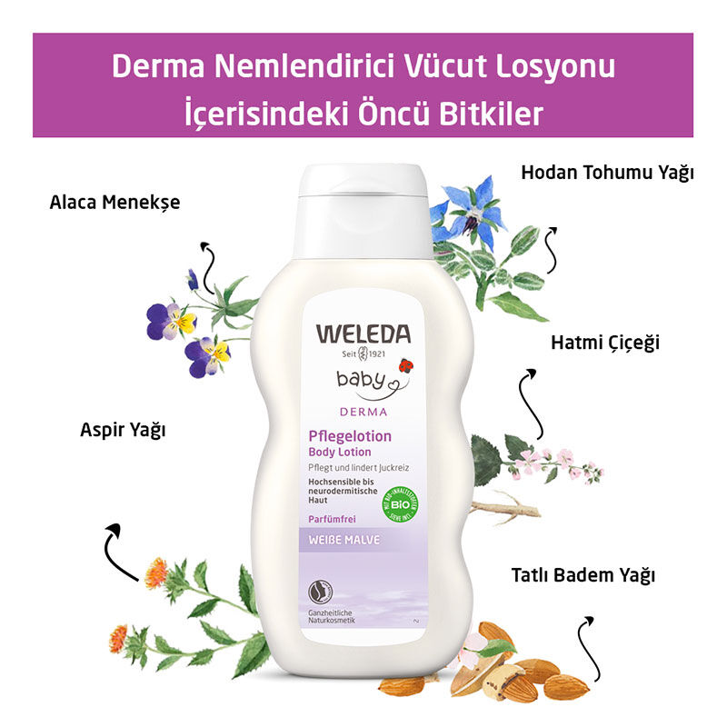 Weleda Baby Derma Körperlotion 200ml